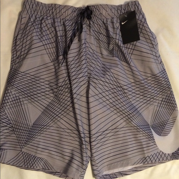 Nike Men's Bathing Suit Swim Grey Volley small - Picture 2 of 7